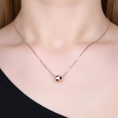 0,06ct Özel Pırlanta Tasarım Kolye Modeli - Gelin Damat Diamond