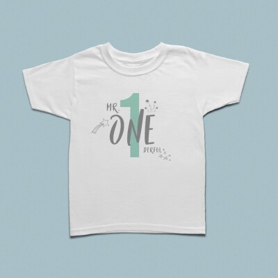 1derful İsme Özel Çocuk Tshirt - 
