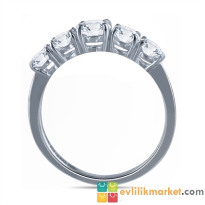 5 Taş Pırlanta Yüzükler - 