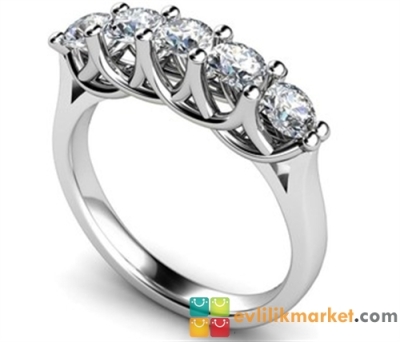 Beştaş Pırlanta Evlilik Yüzüğü - 