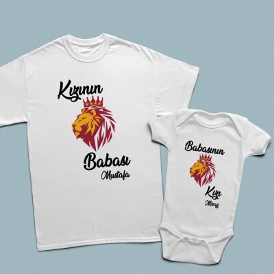 Aslan temalı babasının kızı set - 