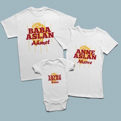 Baba Aslan, Anne Aslan, Yavru Aslan Aslan Figürlü Aile Set - 