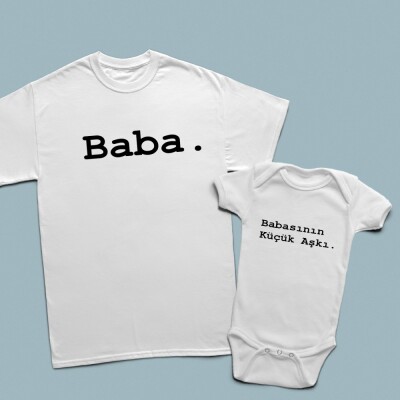 Baba, babasının aşkı baba çocuk set - 