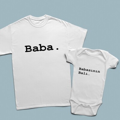 Baba, babasının balı baba çocuk set - 