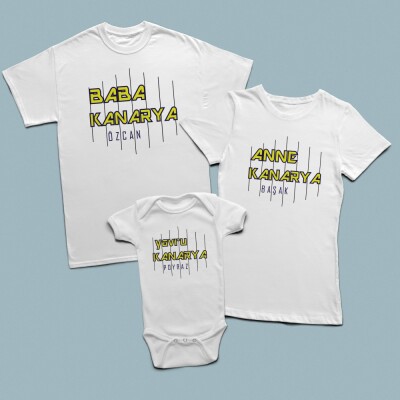 Baba Kanarya, Anne Kanarya, Yavru Kanarya Set - 