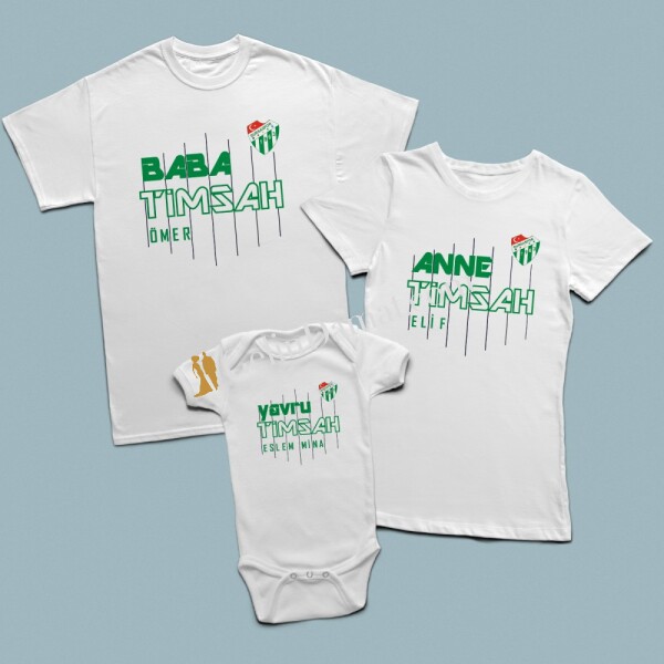 Baba Timsah, Anne Timsah, Yavru Timsah Aile Set - 1