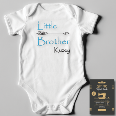 Baskılı İsme Özel Bebek Zıbın - 