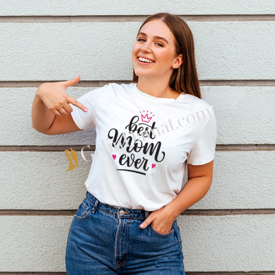 Best Mom Ever Kadın Tişört - Gelin Damat