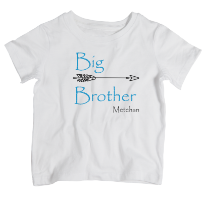Big Brother Baskılı İsme Özel Çocuk Tshirt - 