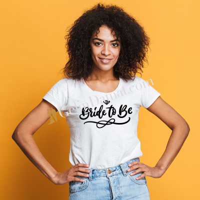 Bride to Be Elmas Simgeli Kadın Tişört - Gelin Damat