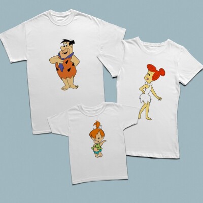 Çizgi Film Kahramanlı Aile Set - 