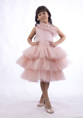 Çocuk Abiye Pembe - 