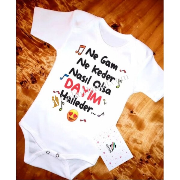 Dayım , Amcam , Abim Halleder baskılı zıbın - 1