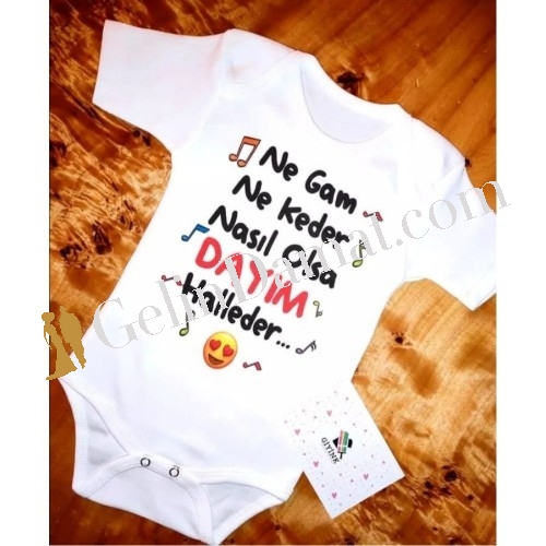 Dayım , Amcam , Abim Halleder baskılı zıbın - 2