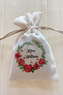 Desenli Kına Kese - 1080 - Gelin Damat