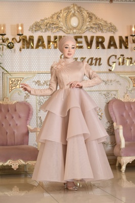 Dicle Vizon Tesettür Abiye - GELİN DAMAT