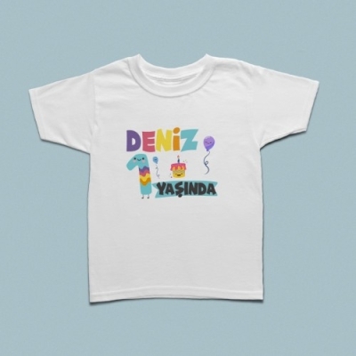 Doğum günü kutlamalı çocuk t-shirt - 3