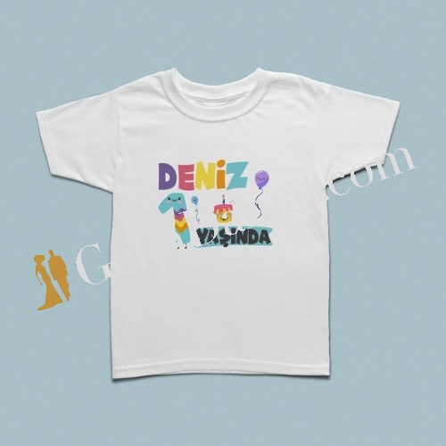 Doğum günü kutlamalı çocuk t-shirt - 3