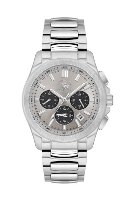 Erkek Kol Saati Gümüş Renk - 1078 - Gelin Damat