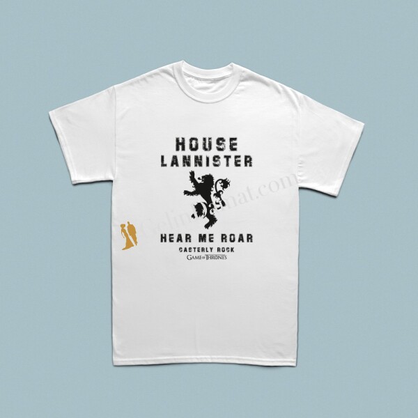 Game of Thrones Lannister Family erkek tshirt - 1