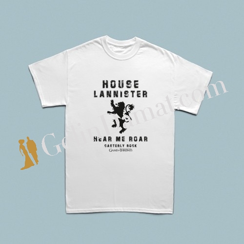 Game of Thrones Lannister Family erkek tshirt - 2