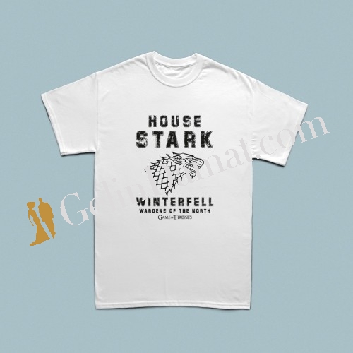 Game of Thrones Stark Family erkek tshirt - 3