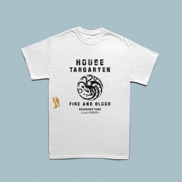Game of Thrones Targaryen Family erkek tshirt - 1