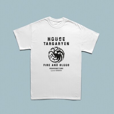 Game of Thrones Targaryen Family erkek tshirt - 