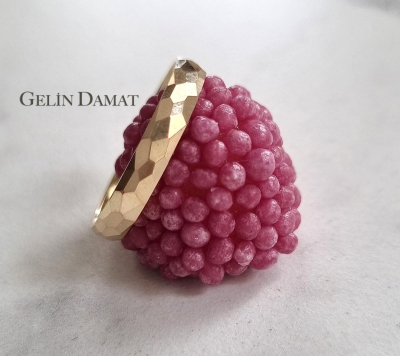 İnce Desenli Altın Alyans Modeli - 3.5 mm - Gelin Damat Alyans