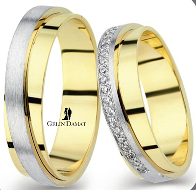Satürn Altın Alyans Modeli 2 - 9 Gram - Gelin Damat Alyans