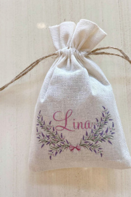 İsim Baskılı Bebek Lavanta Kesesi - 1011 - Gelin Damat