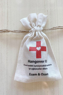 İsme Özel Bez Kese - 1063 - Gelin Damat