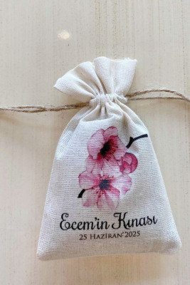 İsme Özel Doğal Kese - 1079 - Gelin Damat