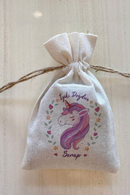 İyiki Doğdun İsimli Bebek Lavanta Kesesi - 1008 - Gelin Damat