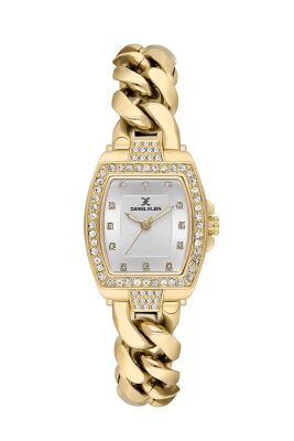 Kadın Kol Saati Taşlı Zincir Kordonlu - 1028 - Gelin Damat