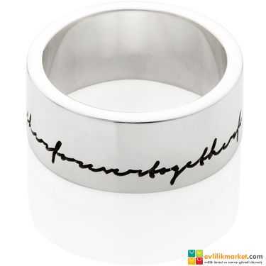 Kalp atışlarınız alyansınızda - 10 mm - 10 gram - Gelin Damat Alyans