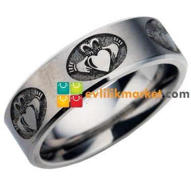 Kalp Figürlü Alyans Modeli - 6,5 gr - Gelin Damat Alyans