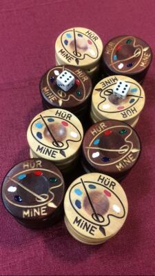 Kişiye Özel Tavla Pulu - Ressam - 