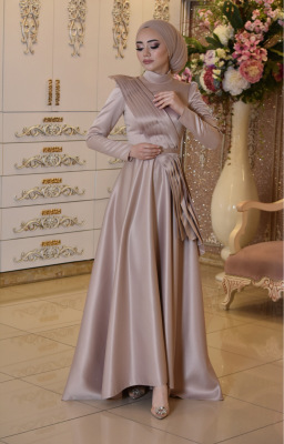 Mehtap Vizon Tesettür Abiye - GELİN DAMAT