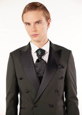 Modern Tasarımlı Yeşil Damatlık Takımı - Marka Torres & Gelin Damat