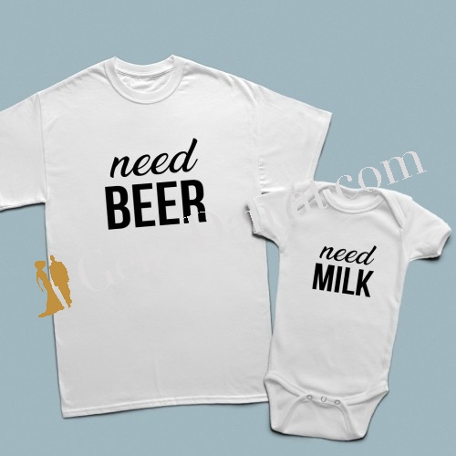 Need beer and need milk baba çocuk set - 2