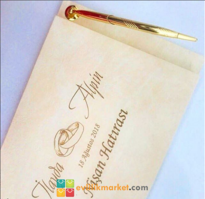 Nişan Anı Defteri - Gelin Damat Anı Defteri