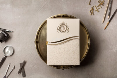 Özel Modern Kesimli Davetiye - GD8423 - Gelin Damat