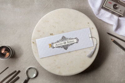 Özel Tasarımlı Püsküllü Davetiye - GD8176 - Gelin Damat