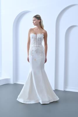 Romantik Dantel Balık Gelinlik 2025 - Gelin Damat