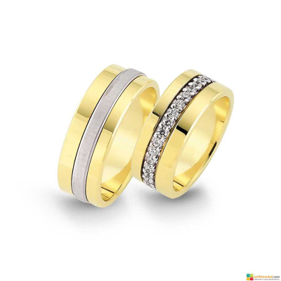 Trend Altın Alyans Modeli 2023 - 7,5 MM 8 GRAM - Gelin Damat Alyans
