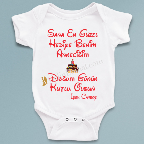 Sana en güzel hediye benim anneciğim bebek zıbın - 1