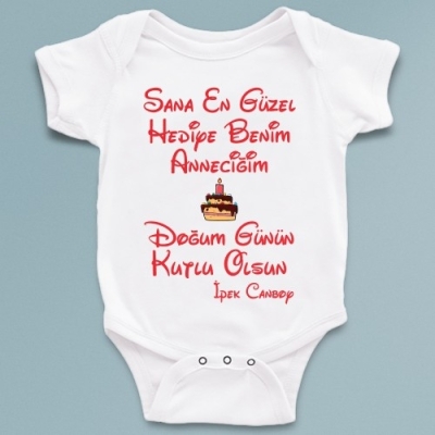 Sana en güzel hediye benim anneciğim bebek zıbın - 2