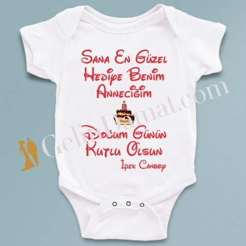 Sana en güzel hediye benim anneciğim bebek zıbın - 2