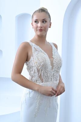 Askılı Gelinlik Modeli - 1004 - Gelin Damat